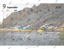 Load image into Gallery viewer, 2026 Monthly Calendar - Vehicles