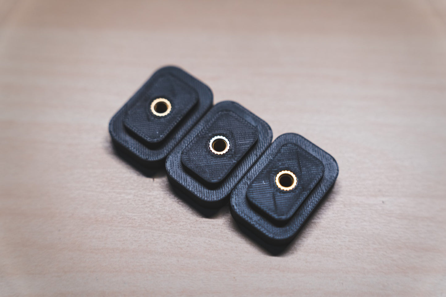 MOLLE Slot Backing Nut – Threaded Insert (1.0" x 0.75" Slot) - Set of 4