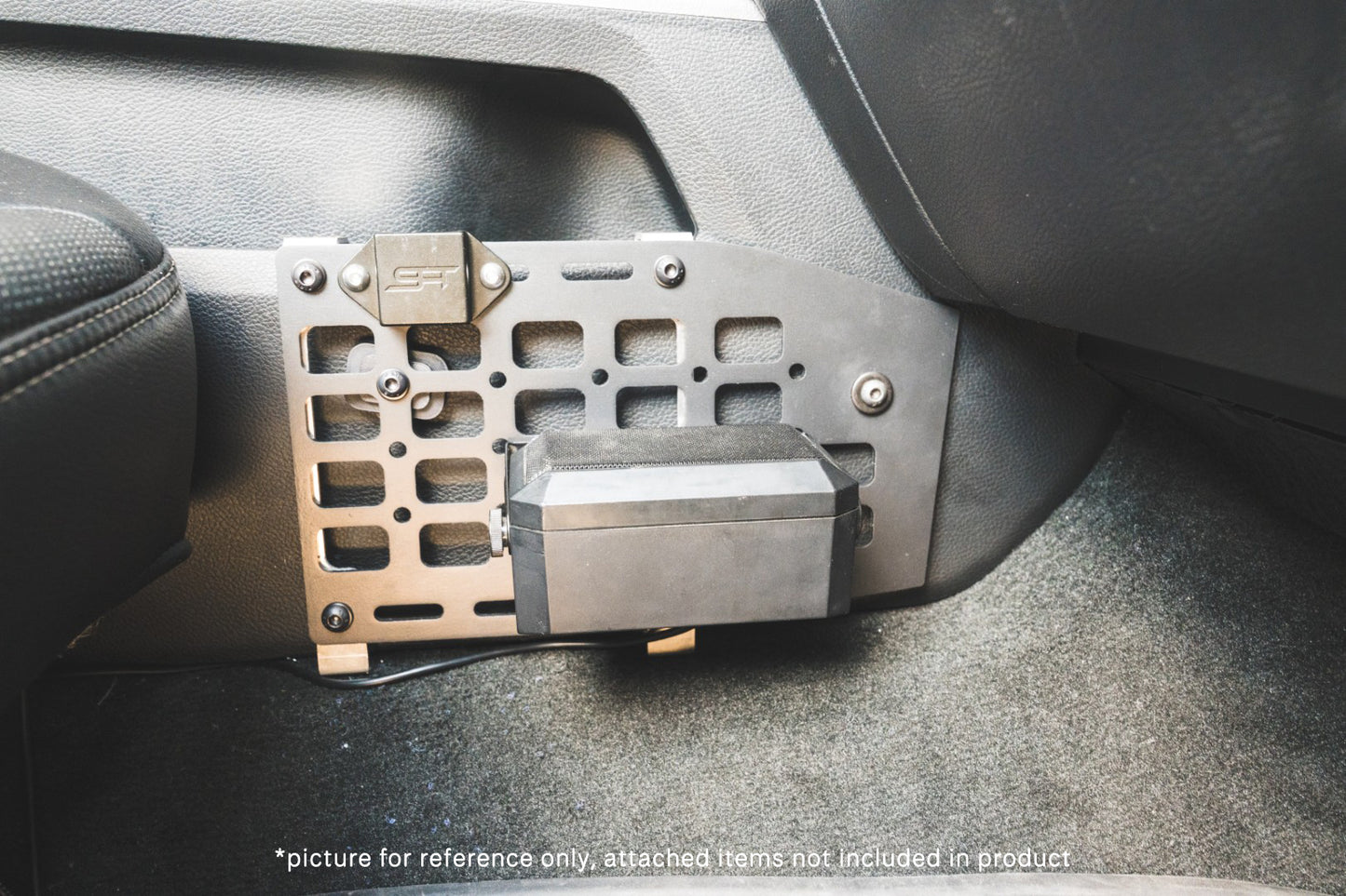 The Original No Drill Center Console Aluminum MOLLE Panel Kit - Current Gen RAM Truck Application