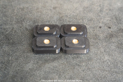 The Original No Drill Center Console Aluminum MOLLE Panel Kit - Current Gen RAM Truck Application