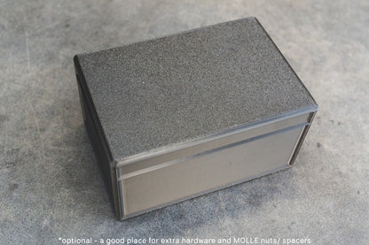 The Original No Drill Center Console Aluminum MOLLE Panel Kit - Current Gen RAM Truck Application